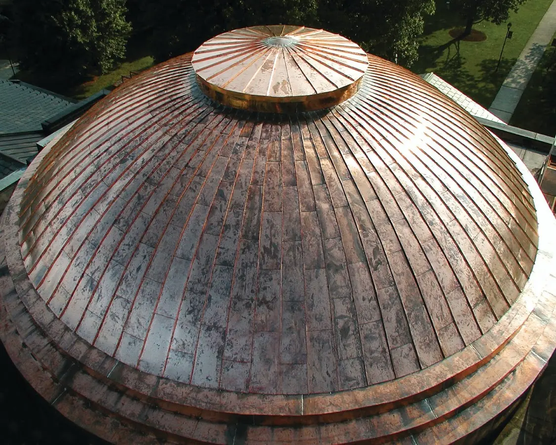 Craftsman Roofing crew installing a new roof in Cheesman Park
